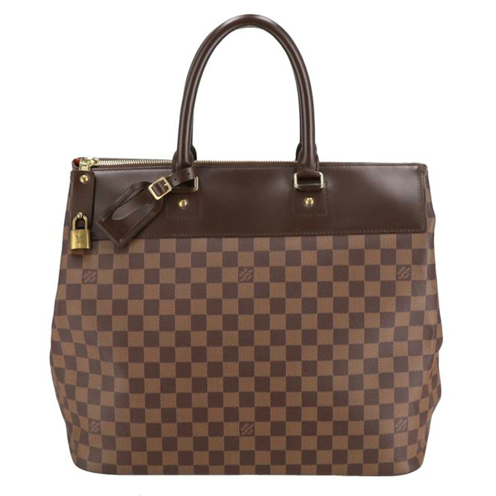 Louis Vuitton Greenwich Damier Canvas Leather Ebene Brown